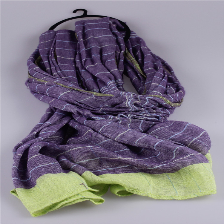 China cotton plaid scarf