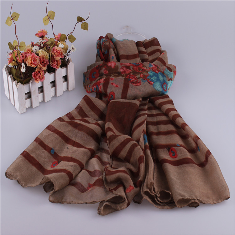 Wholesale viscose voile scarves