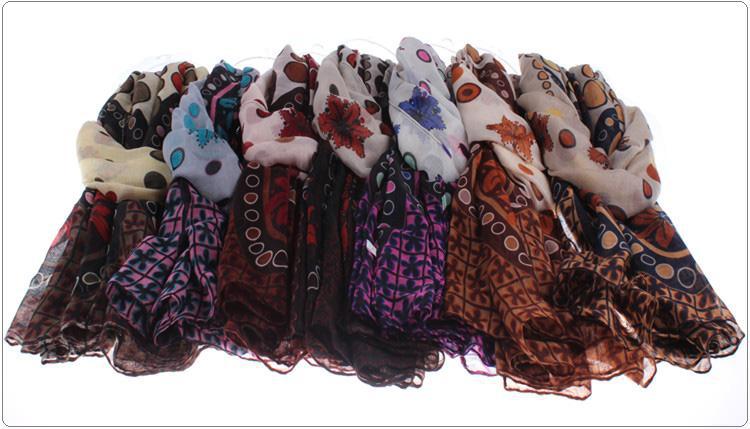 Wholesale printed viscose scarf