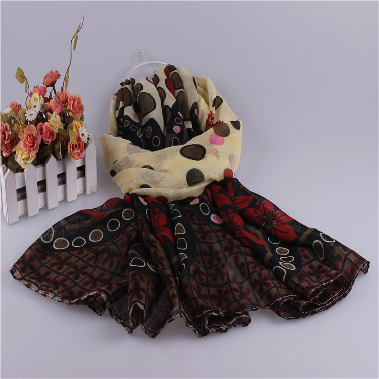 Wholesale printed viscose scarf