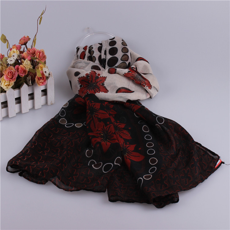 Wholesale printed viscose scarf