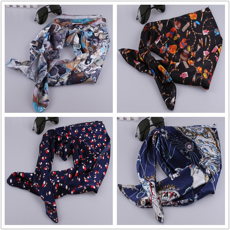 Wholesale large square silk scarf