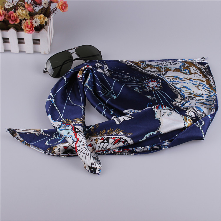 Wholesale large square silk scarf