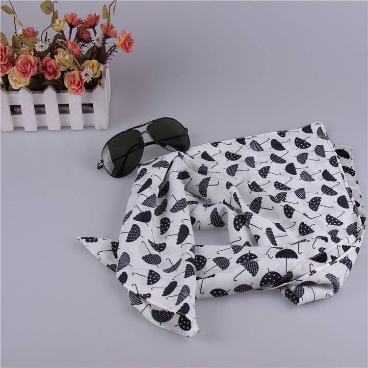 Wholesale silk satin square scarf
