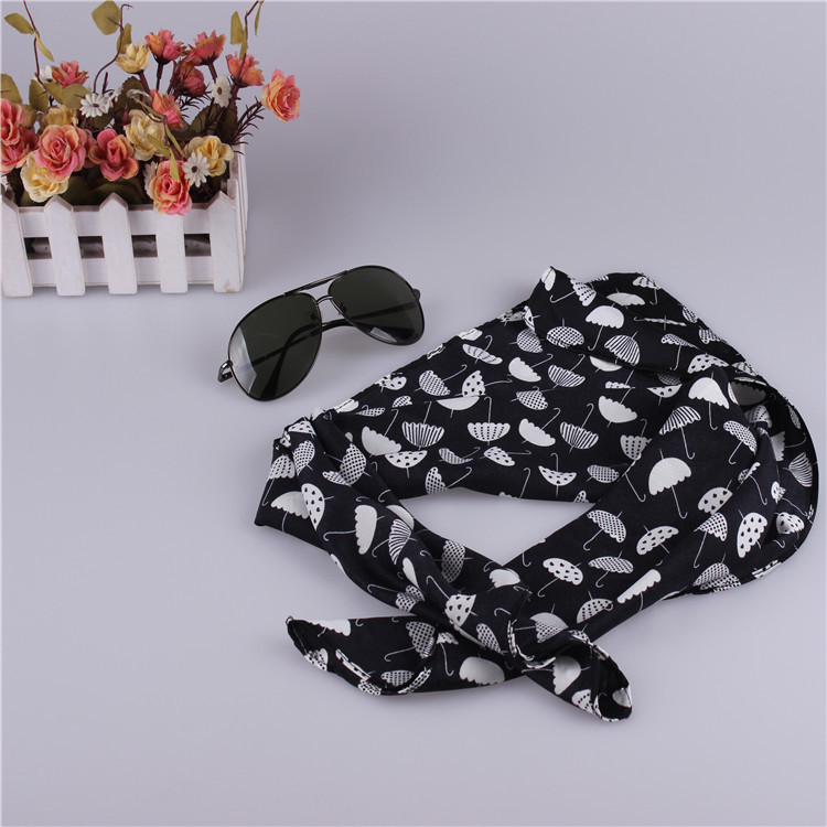 Wholesale silk satin square scarf