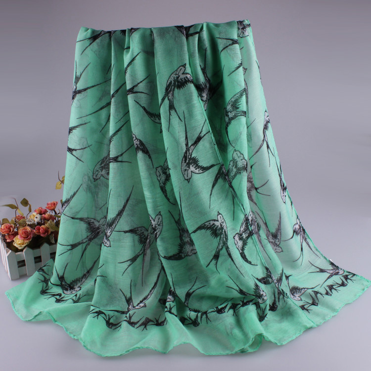 Women silk viscose scarf wholesale
