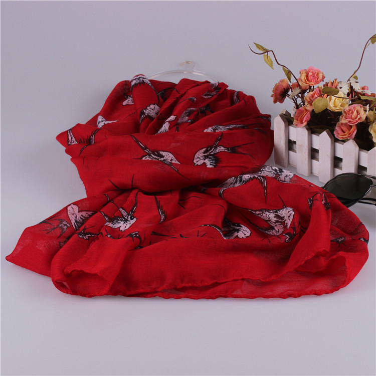 Women silk viscose scarf wholesale