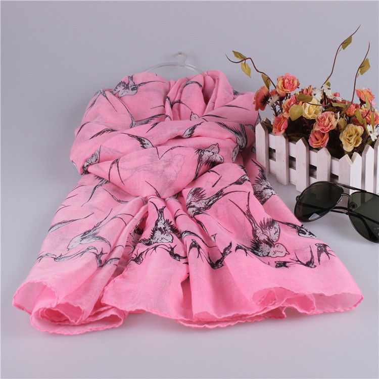Women silk viscose scarf wholesale