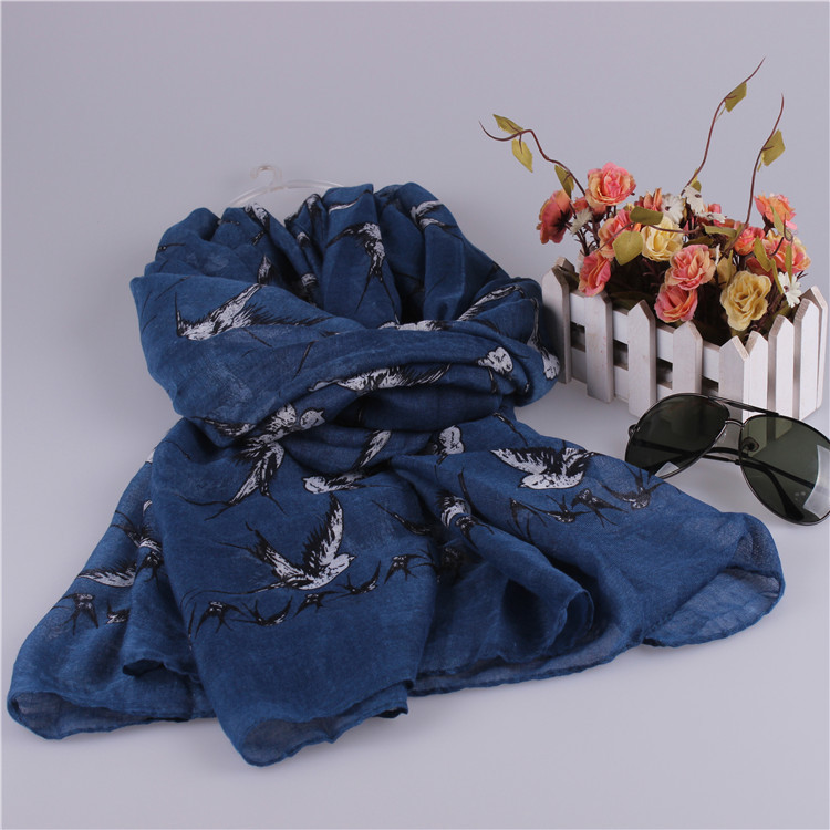 Women silk viscose scarf wholesale