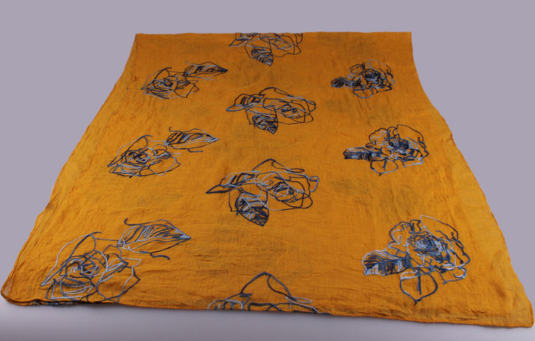 Wholesale cotton embroidery scarf