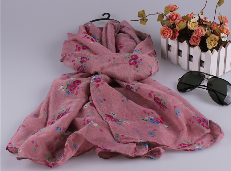 Wholesale viscose floral scarf