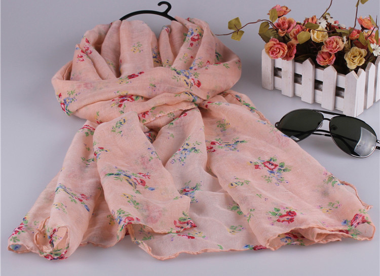 Wholesale viscose floral scarf