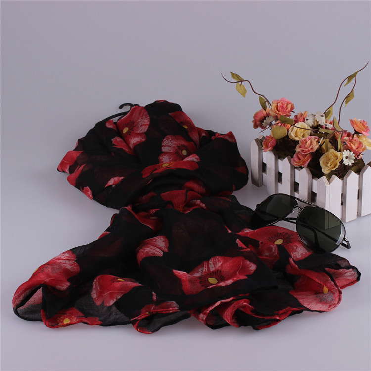 Viscose print scarves wholesale