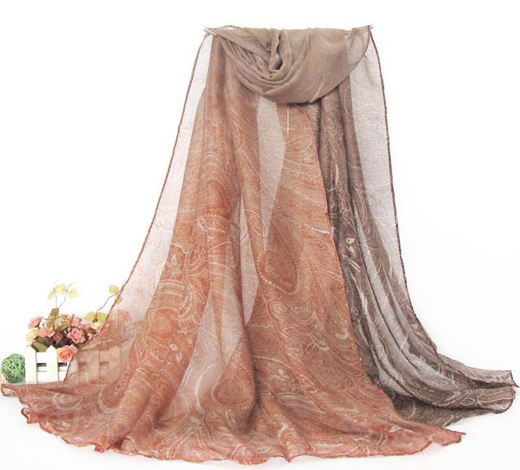 Retro cashew flower scarf wholesale