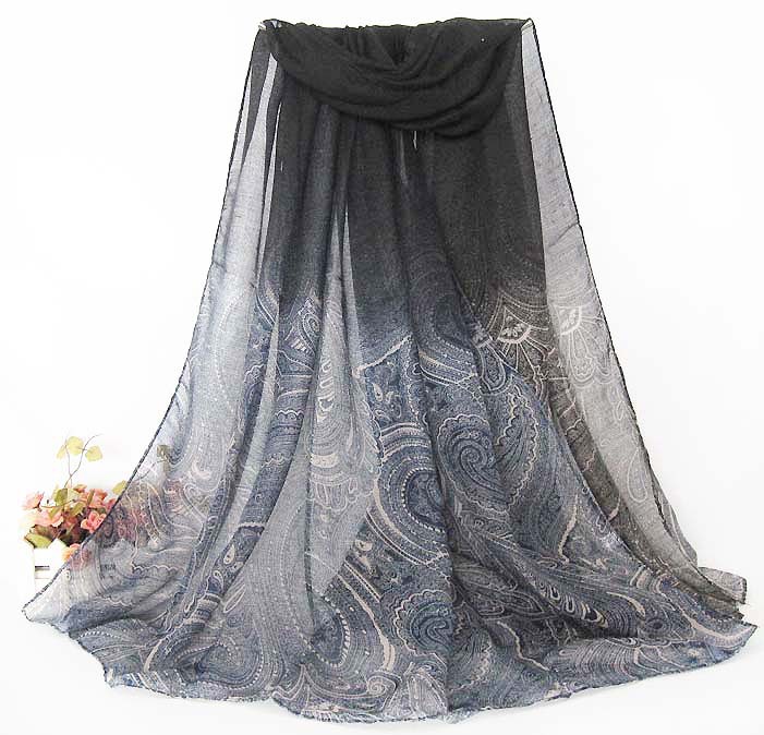 Retro cashew flower scarf wholesale