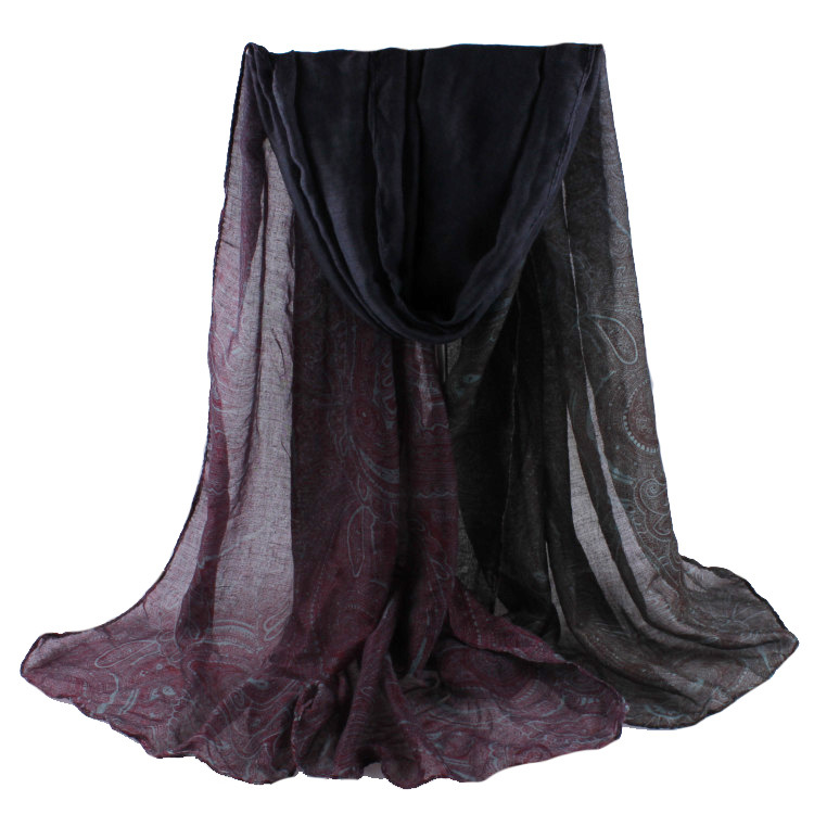 Retro cashew flower scarf wholesale