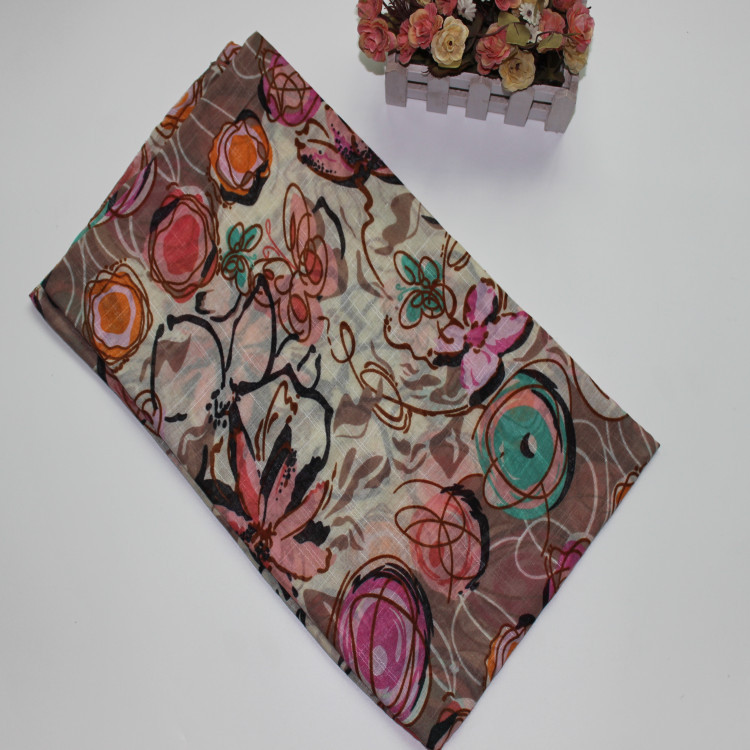 Wholesale graffiti cotton scarf