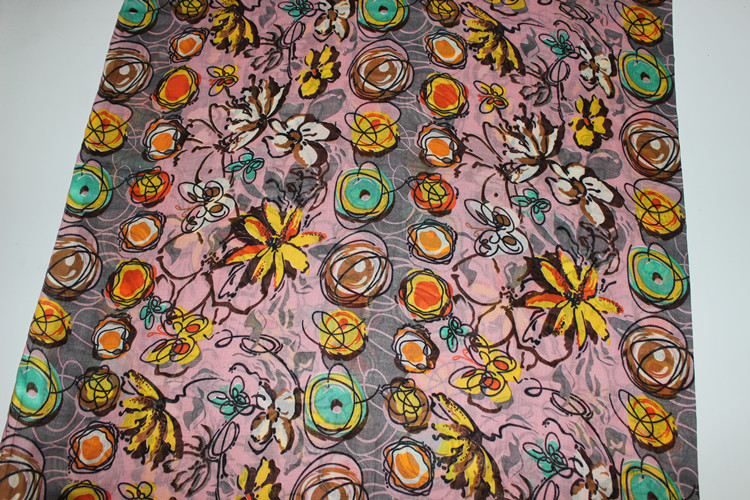 Wholesale graffiti cotton scarf