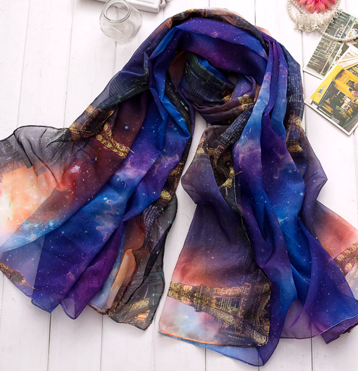 Summer silk beach scarf wholesale