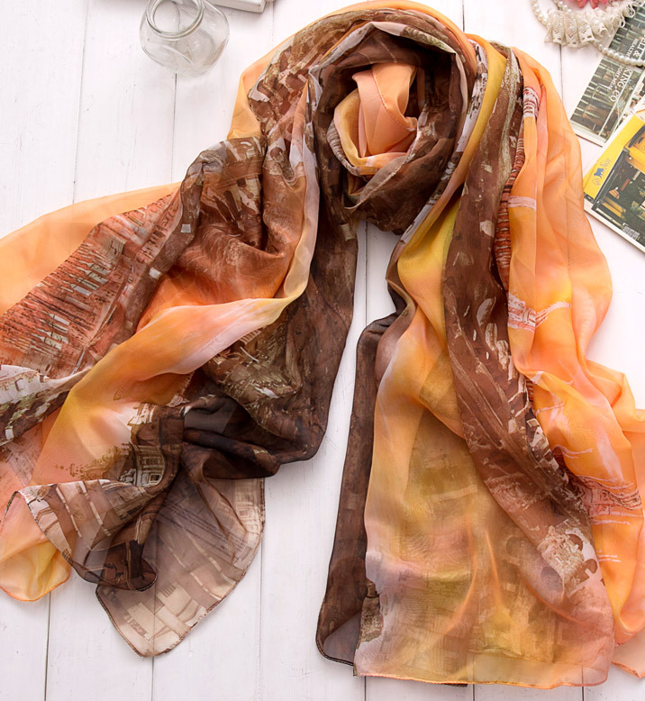 Summer silk beach scarf wholesale