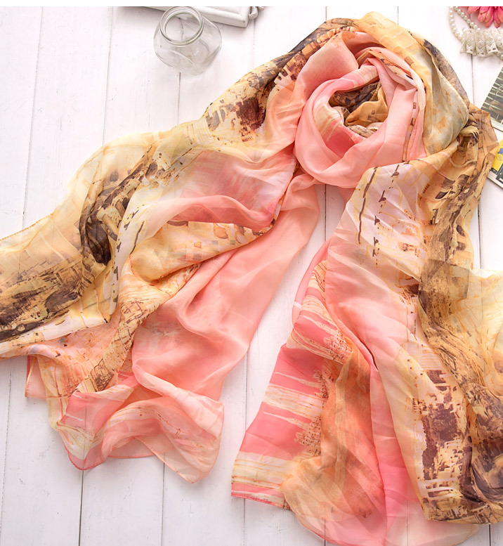 Summer silk beach scarf wholesale