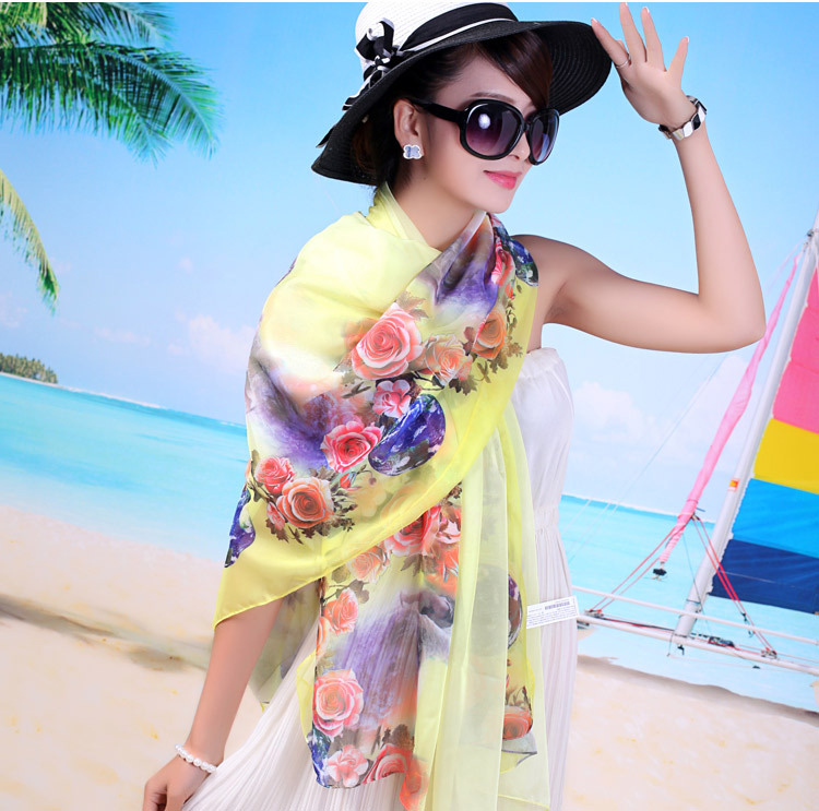 Hawaii beach scarf for woman