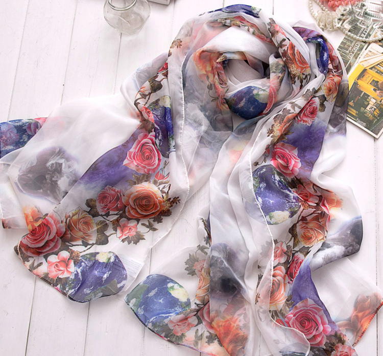 Hawaii beach scarf for woman