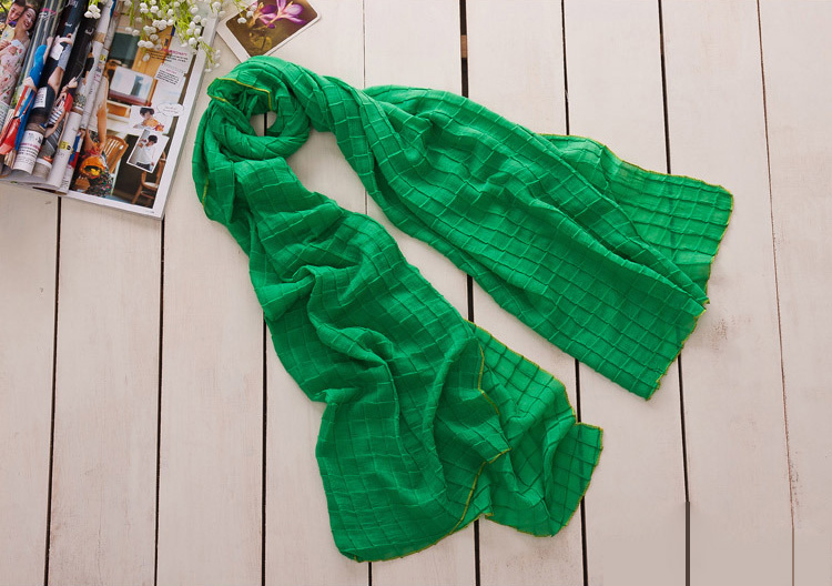 Pure cotton tartan scarf wholesale