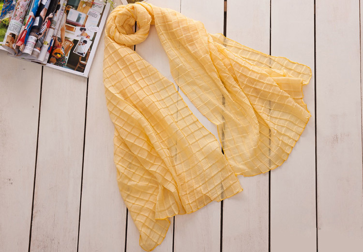 Pure cotton tartan scarf wholesale