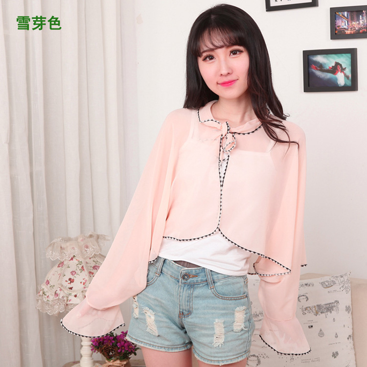 Wholesale shawl sunscreen chiffon scarf