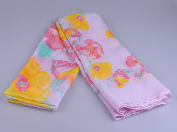 Silk cotton tassel scarves wholesale