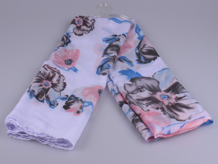 Silk cotton tassel scarves wholesale