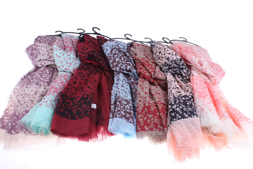 Women fringe cotton scarf wholesale