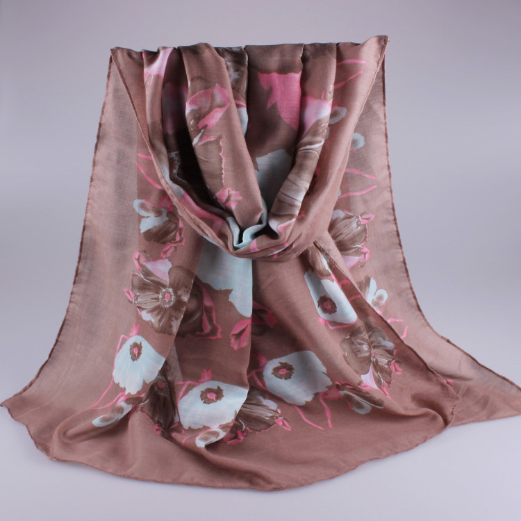 Silk cotton tassel scarves wholesale