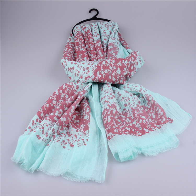 Women fringe cotton scarf wholesale