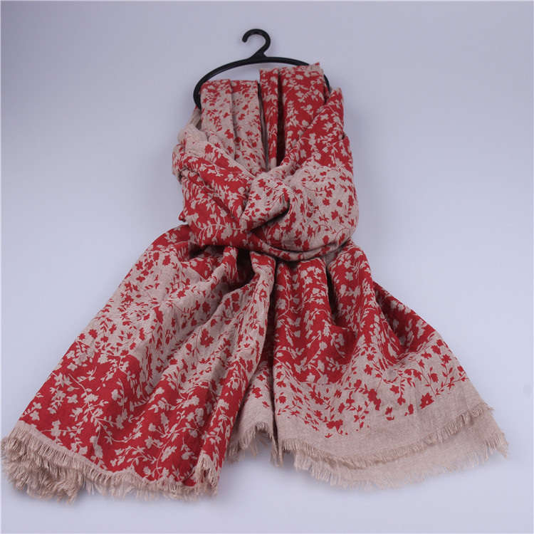 Women fringe cotton scarf wholesale