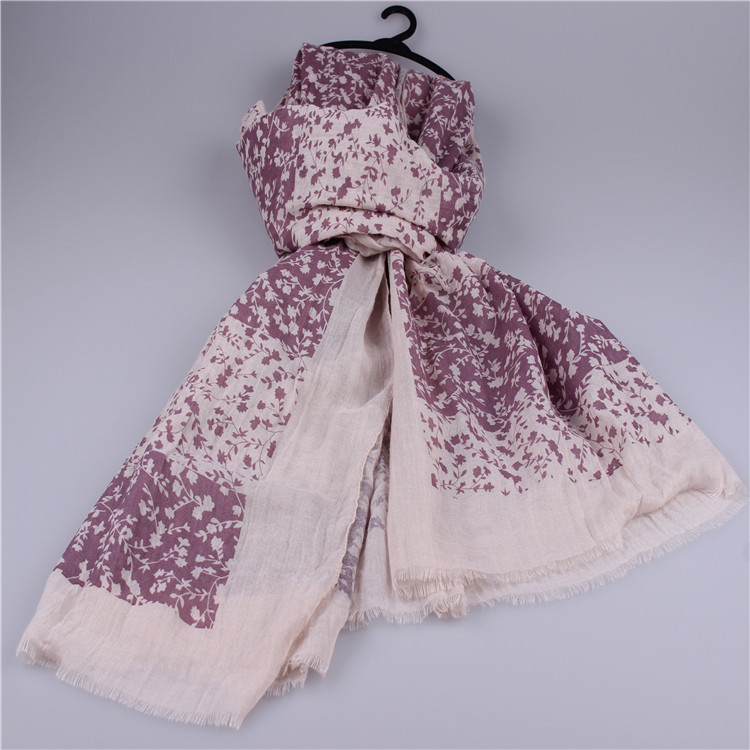Women fringe cotton scarf wholesale