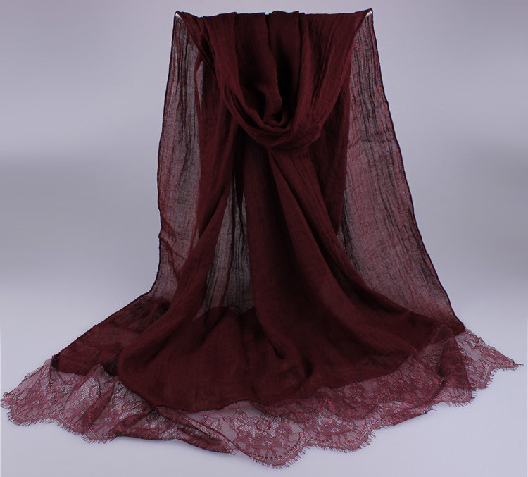 Wholesale lace scarf from china