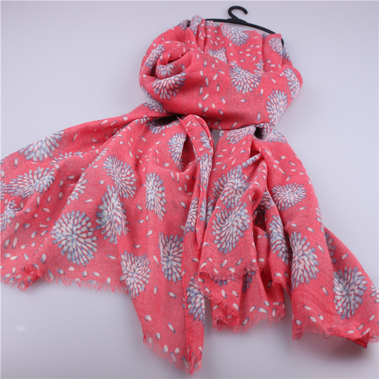 Silk viscose voile scarves wholesale