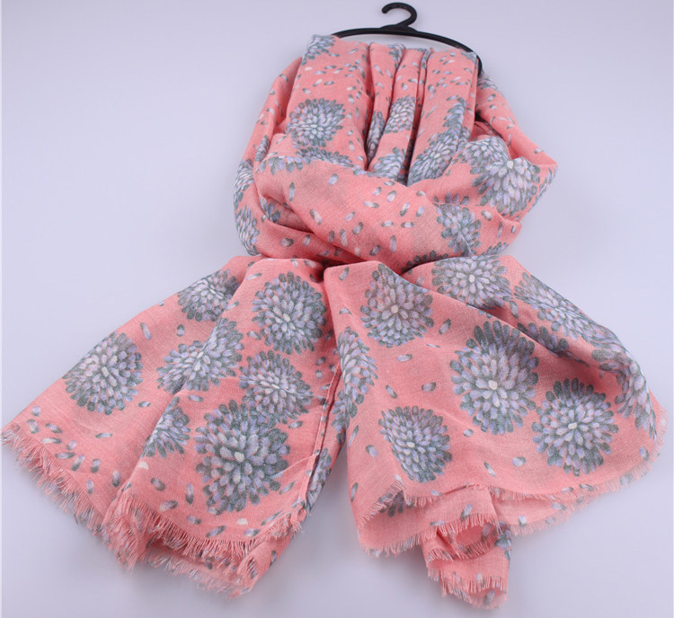 Silk viscose voile scarves wholesale
