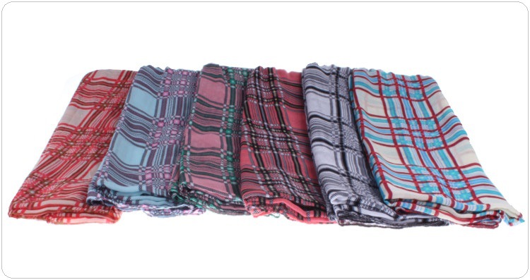 Wholesale scarf cotton stripe