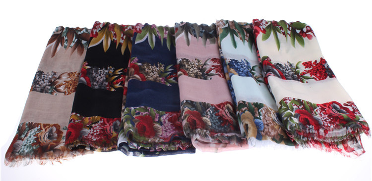 Wholesale cotton stripe scarf