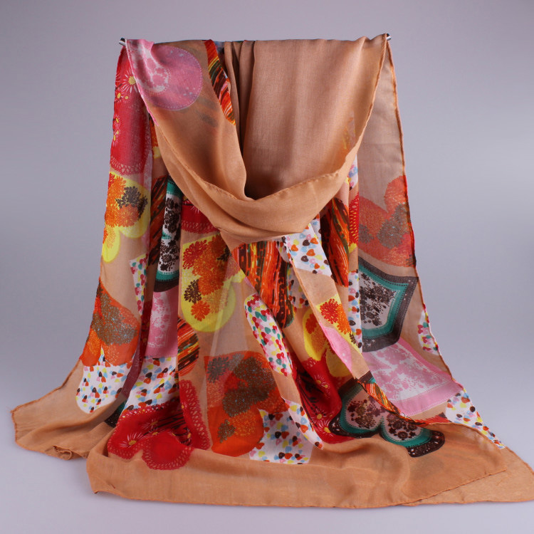 Wholesale ladies long cotton scarves