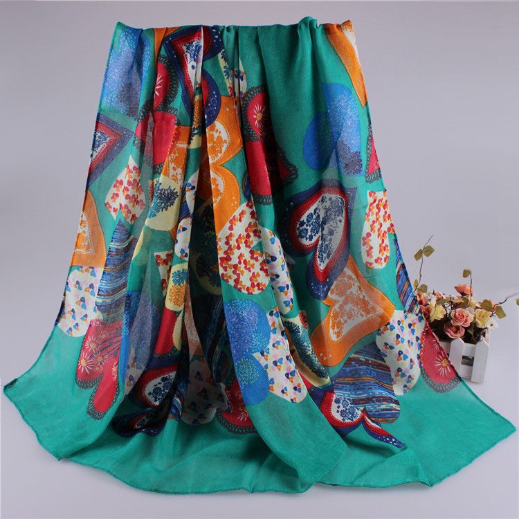 Wholesale ladies long cotton scarves