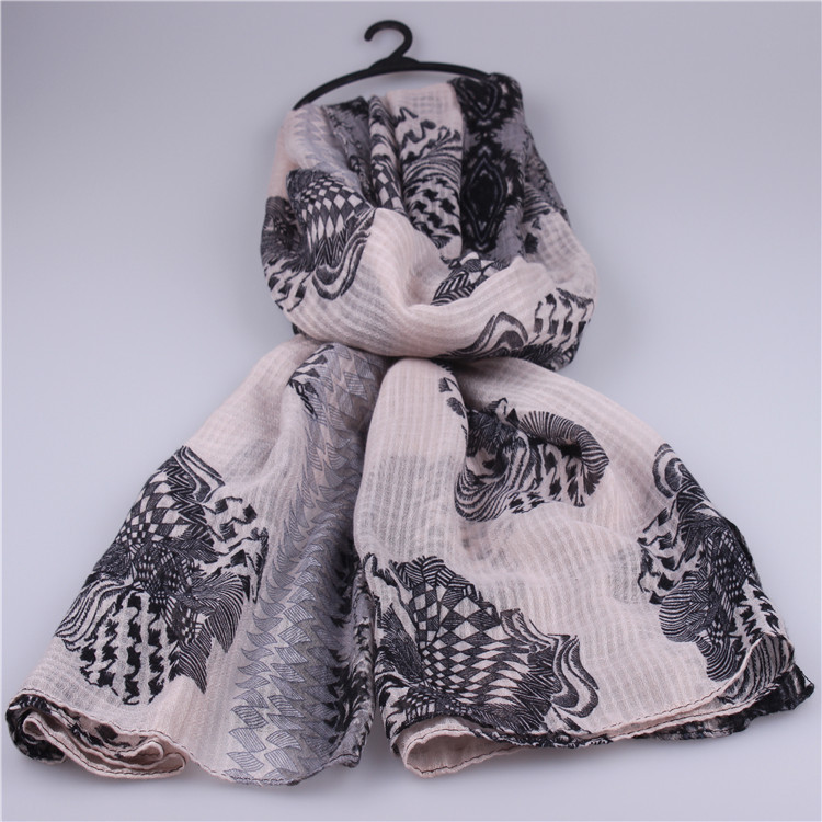 Wholesale cotton printed scarves