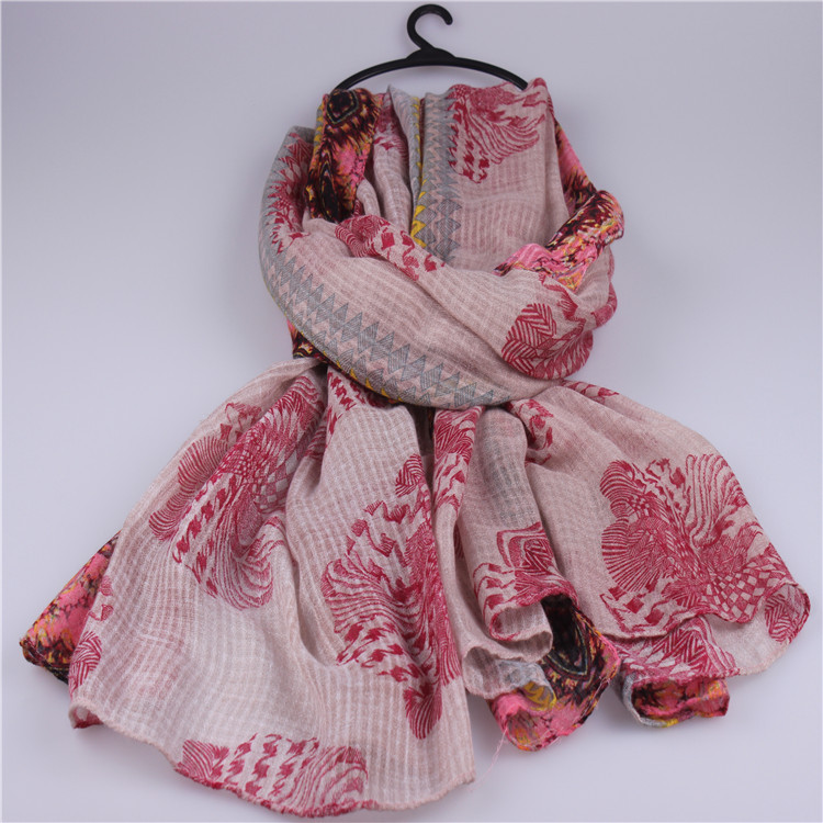 Wholesale cotton printed scarves