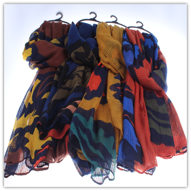 Wholesale printed cotton scarf