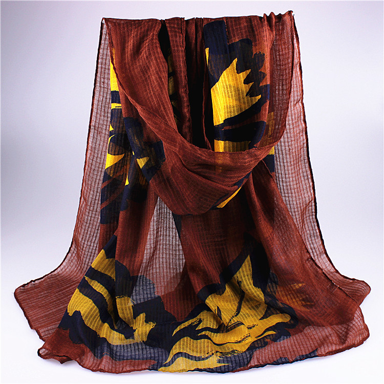 Wholesale printed cotton scarf