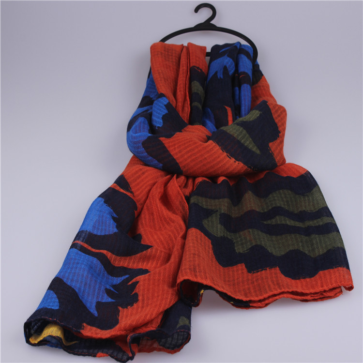 Wholesale printed cotton scarf