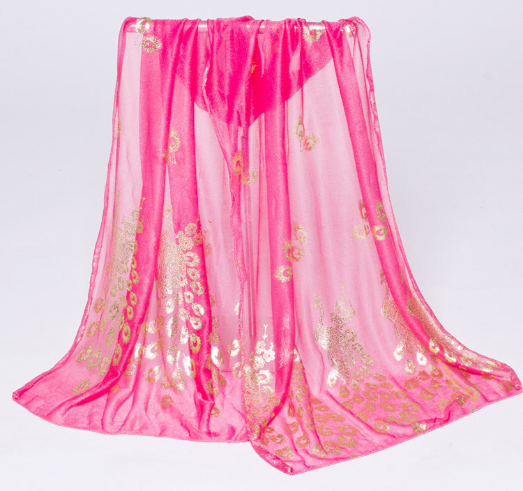 Jacquard female silk scarf